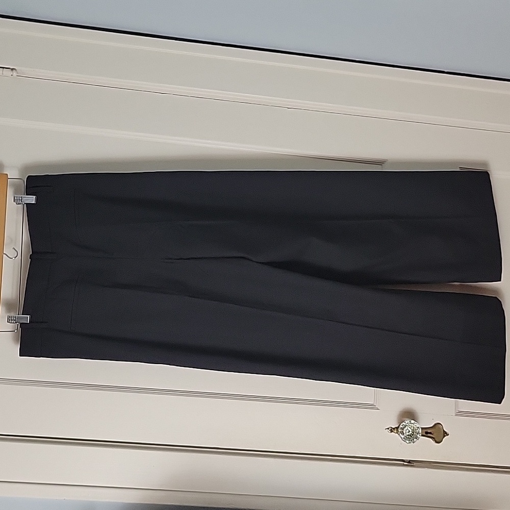 Harlow Super Wide Leg Trouser in Brushed Twill - Picture 5 of 9
